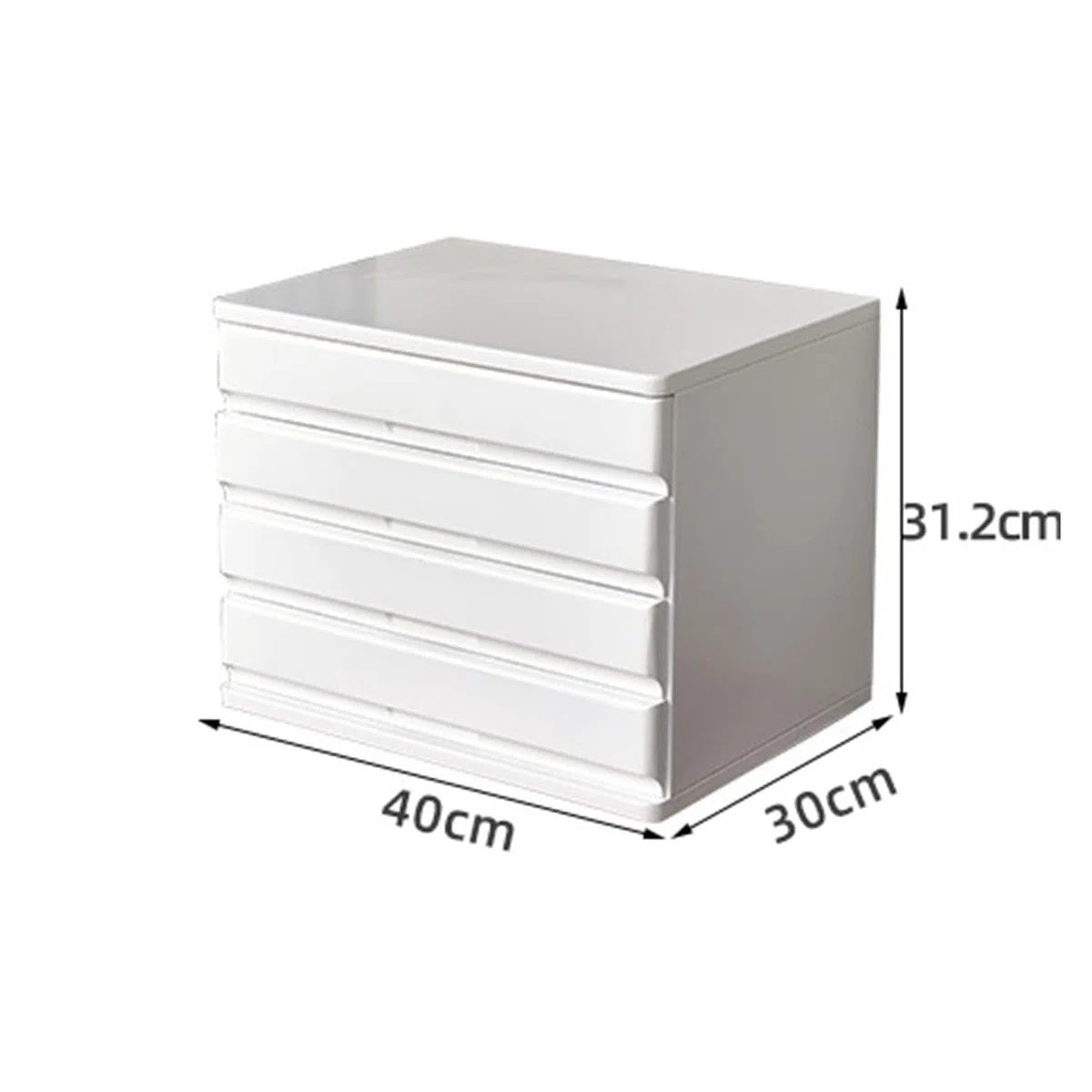Este Organizador de Escritorio de Madera con cajones – Archivador Multicapa para Oficina, hogar o Escuela – Organizador de Escritorio Compacto y Elegante para Documentos, Suministros y Papel