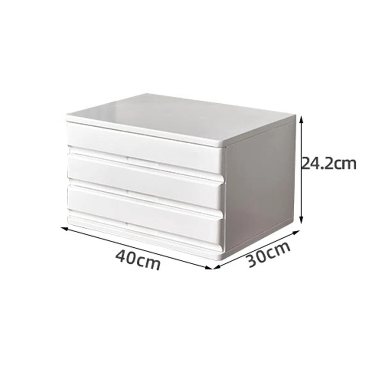Este Organizador de Escritorio de Madera con cajones – Archivador Multicapa para Oficina, hogar o Escuela – Organizador de Escritorio Compacto y Elegante para Documentos, Suministros y Papel
