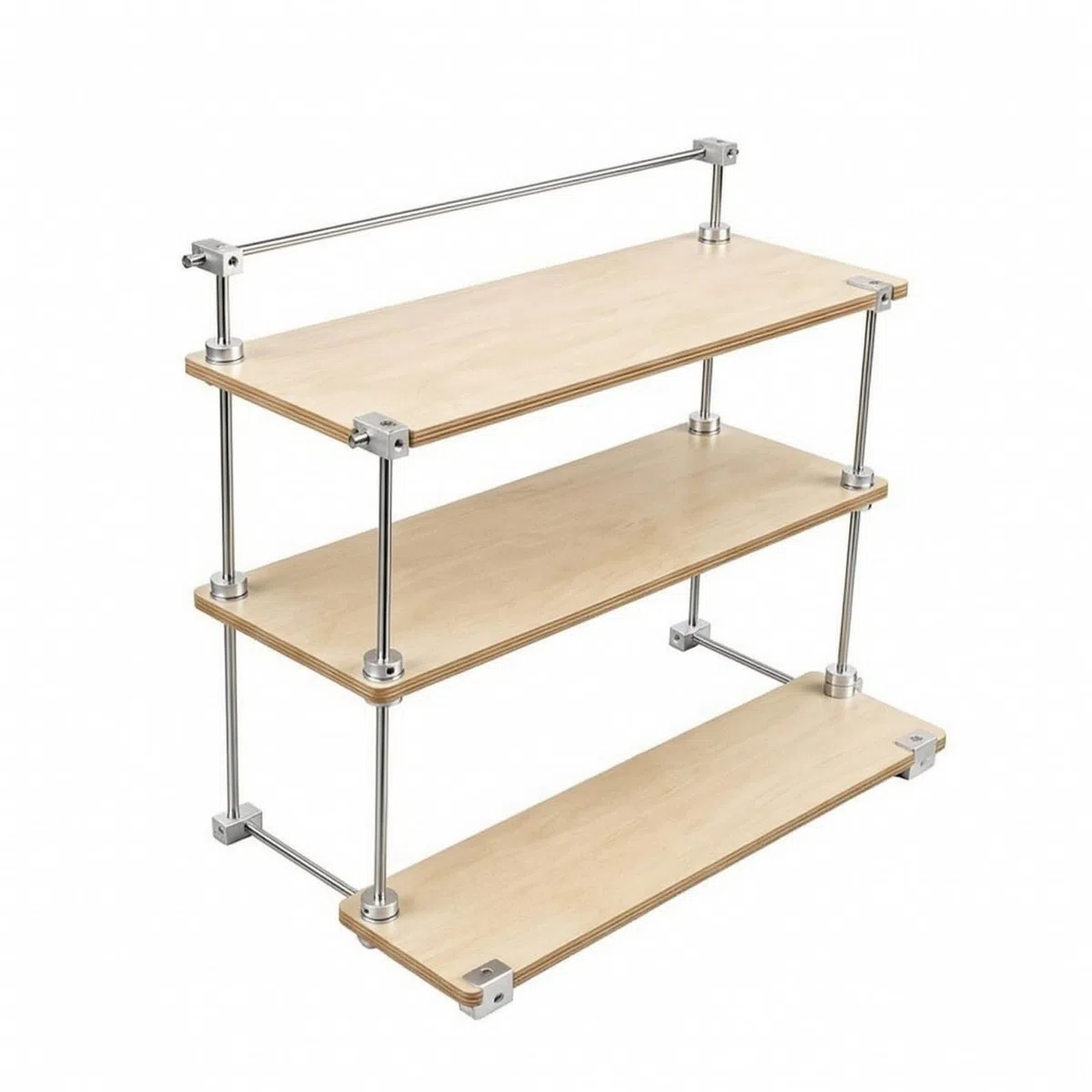 Baoblaze Organizador Mesa con Borde | s Rectangulares Abiertos, Ahorra Espacio, para Tocador, Madera