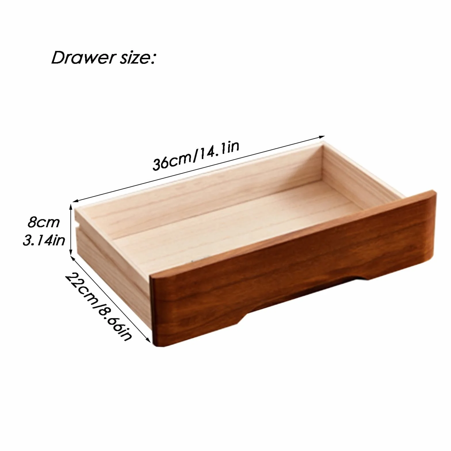 Archivador De Escritorio - Organizador De Escritorio, Cajonera De Escritorio, Caja De Madera con Cajones con Cerradura, Organizador De Recibos A4 para Suministros De Oficina, Cajón B4