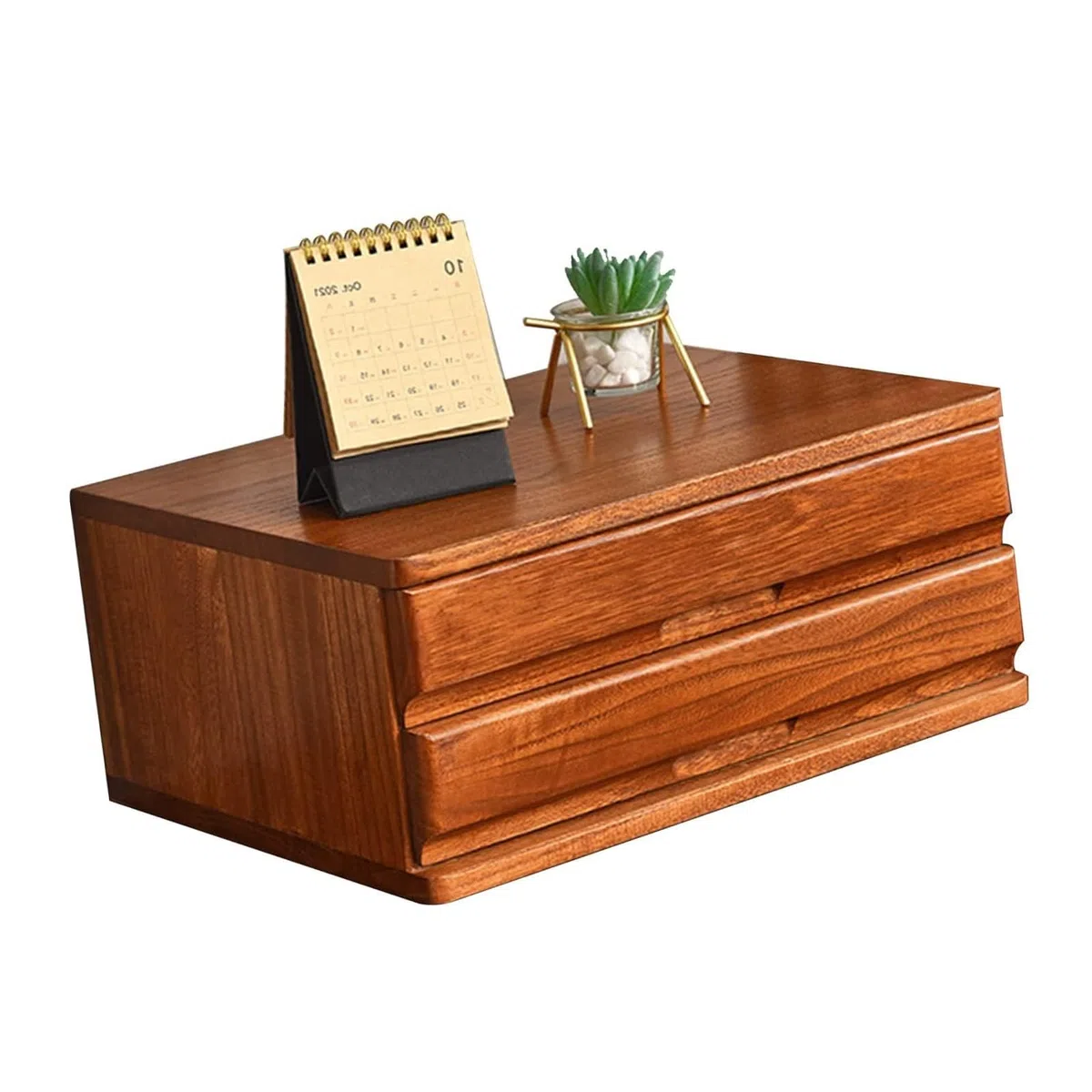 Este Organizador de Escritorio de Madera con cajones – Archivador Multicapa para Oficina, hogar o Escuela – Organizador de Escritorio Compacto y Elegante para Documentos, Suministros y Papel