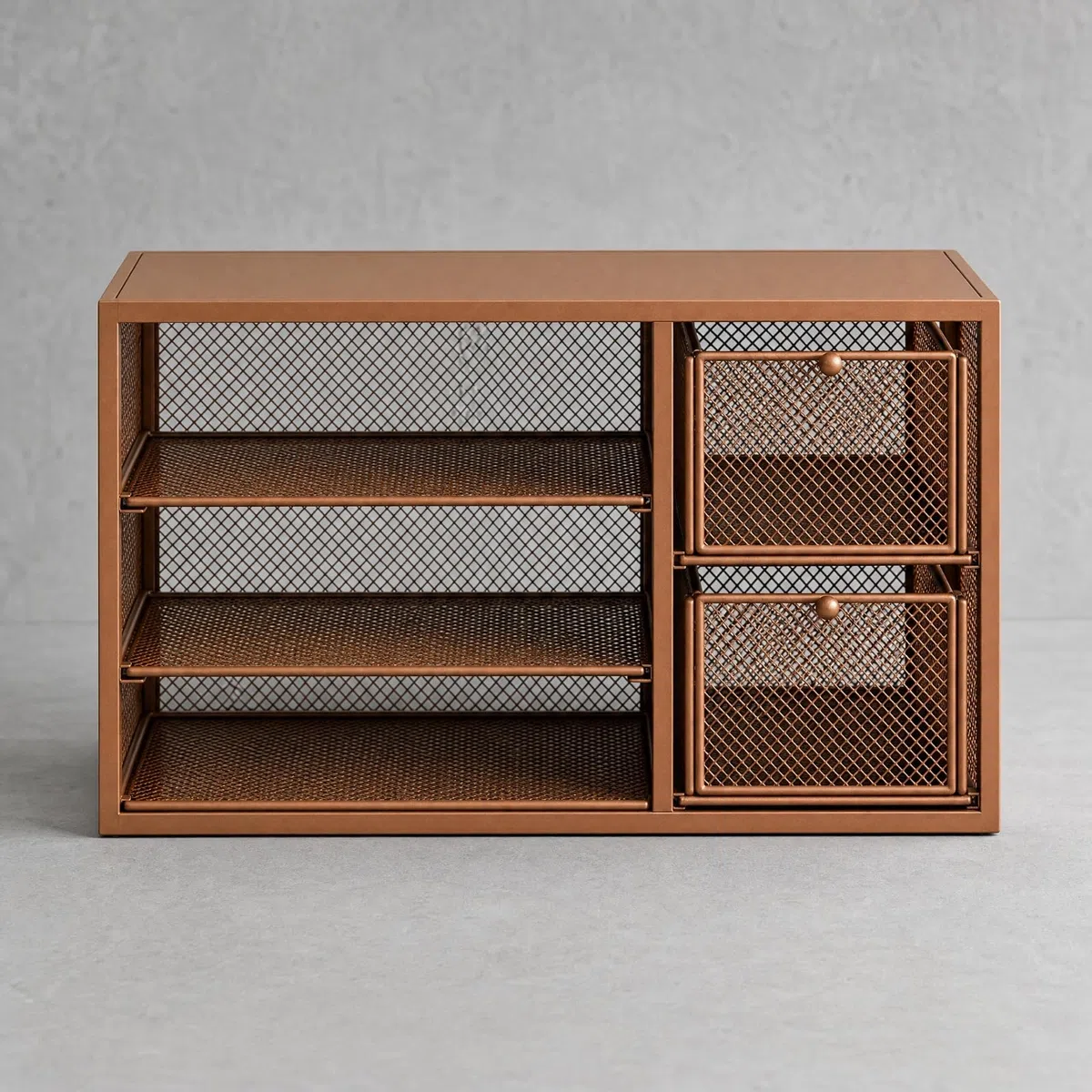 rockible Organizador Café con Cajones Ventilado Rack Malla con Cajones Resisn Encimera para Oficina, Dormitorio Estudiantil,