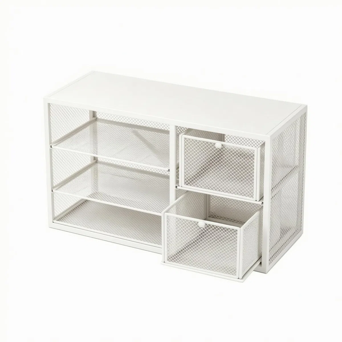rockible Organizador Café con Cajones Ventilado Rack Malla con Cajones Resisn Encimera para Oficina, Dormitorio Estudiantil,